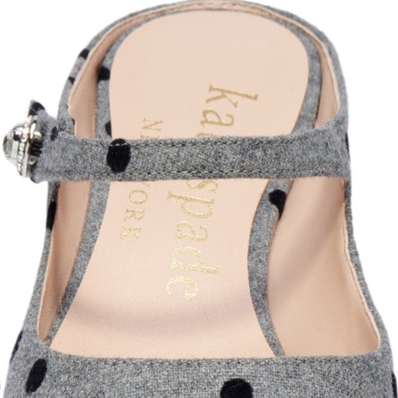 🔥🔥KATE SPADE NEW YORK meg polka dot mary jane mule - Picture 6 of 17